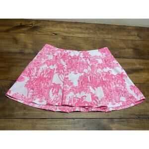 Lilly Pulitzer UPF 50+ Luxletic Malaga Skort Pb Anniversary Toile Size 6